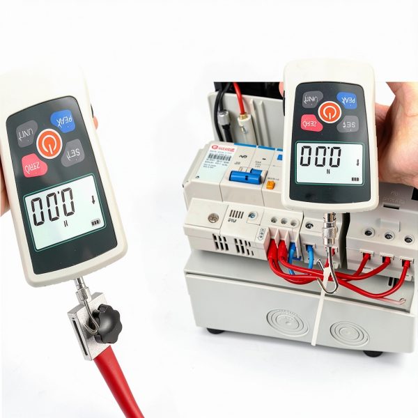 VTSYIQI Digital Force Gauge 500N Push Pull Meter-8