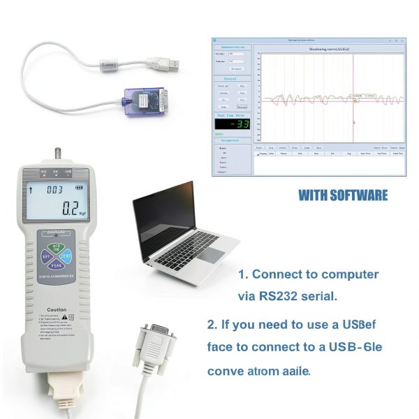 BAOSHISHAN Digital Force Gauge 500N High Precision-3