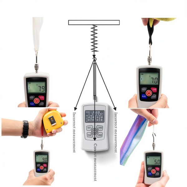 VTSYIQI Digital Force Gauge 500N Push Pull Meter-2
