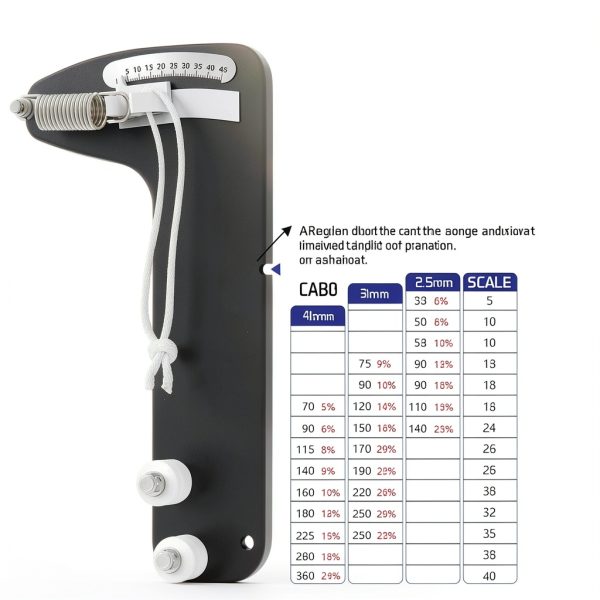Touri Tension Gauge Sailboat Rigging High Precision Durable-4