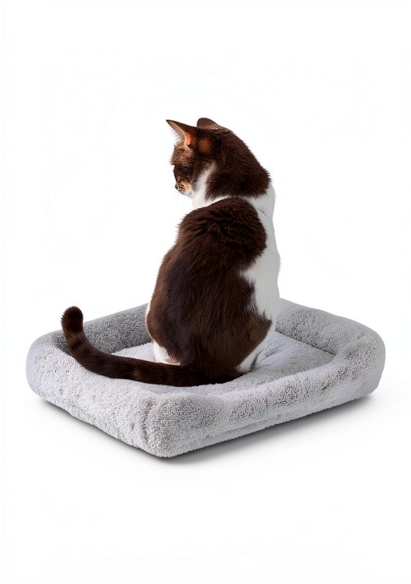 Veehoo Tall Cat Scratching Post 35" with Metal Frame and Plush Perch-4